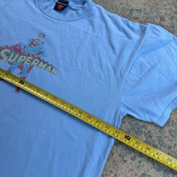 2002 DC Comics Original Super Man Movie Promo Y2K Shirt - Picture 2 of 4